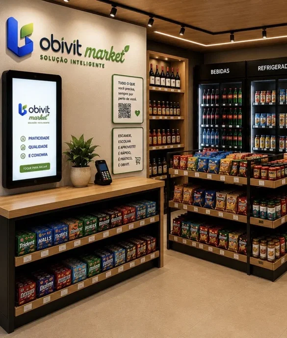 Conveniência inteligente para condomínios modernos com tecnologia de autoatendimento e operação sem atendentes.